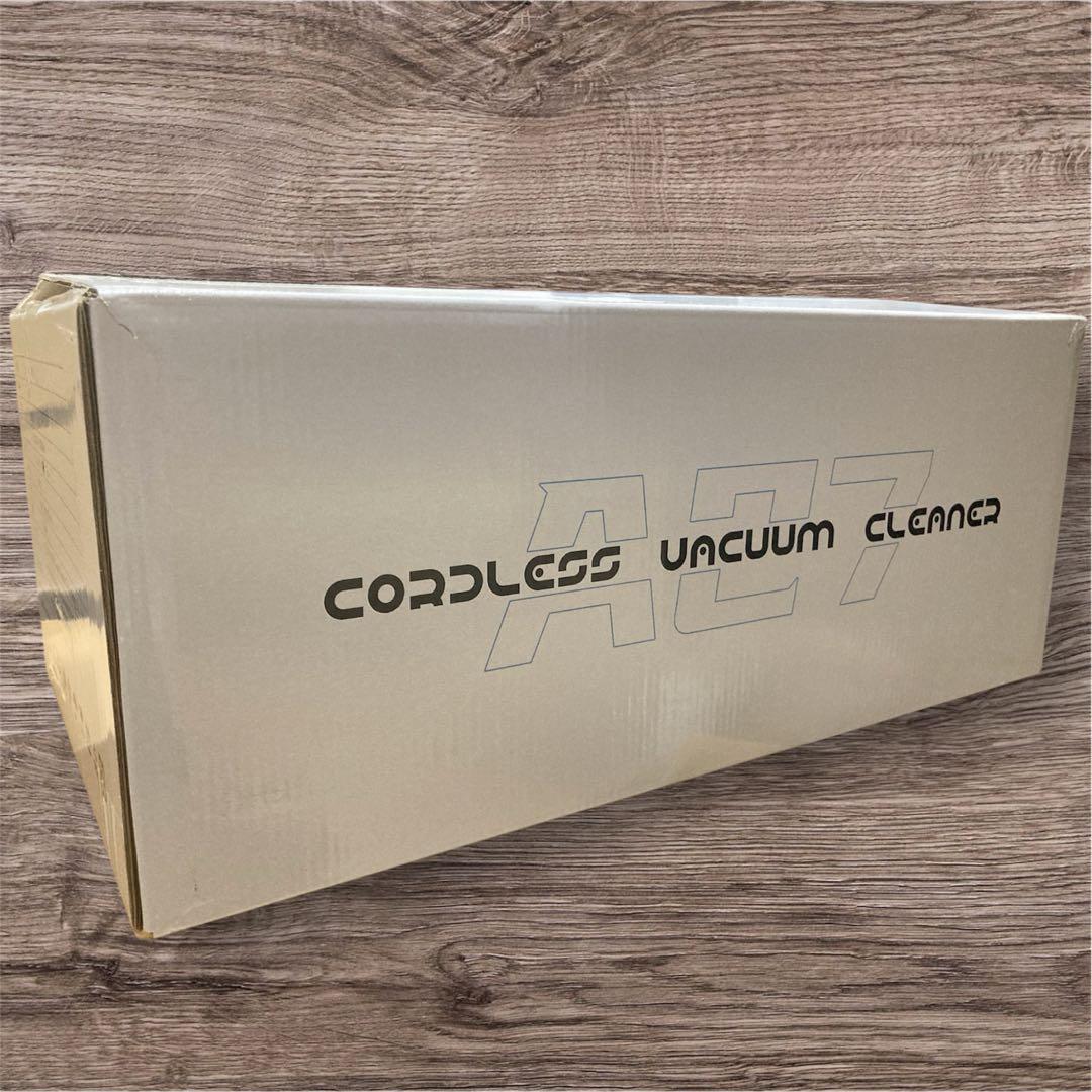 59【新品未使用】コードレス　掃除機　LEDライト　液晶　強力吸引　クリーナー