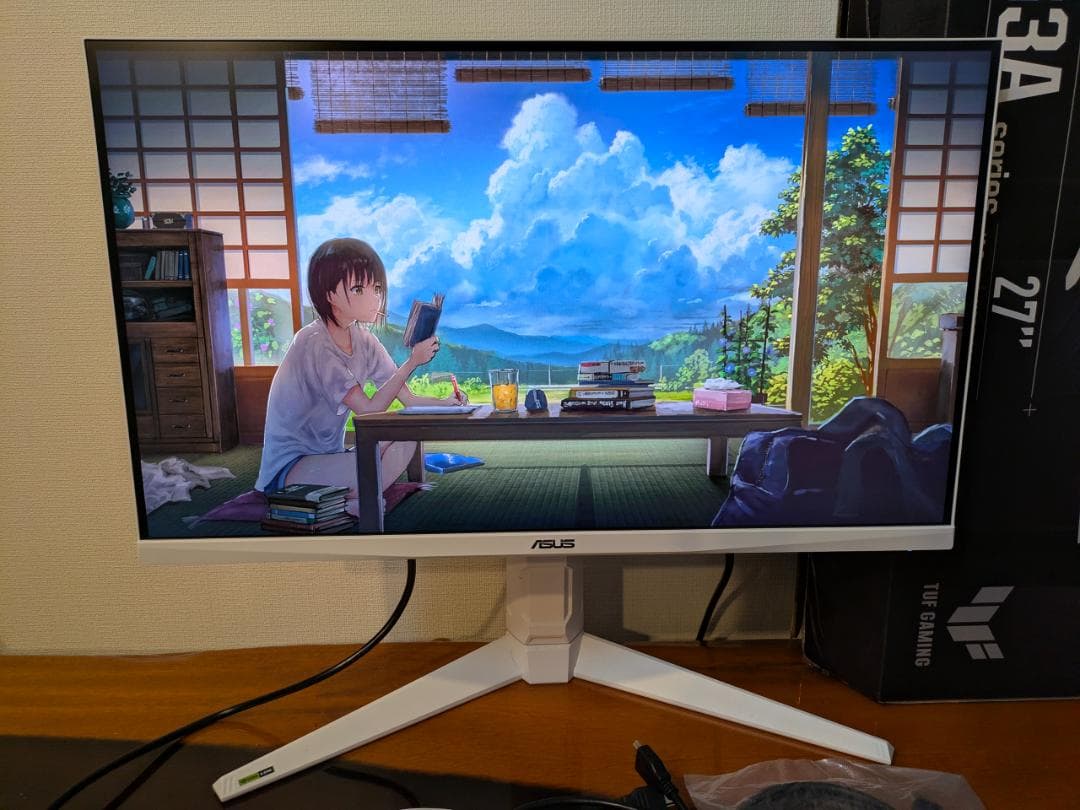 ASUS VG27AQL3A-W 180Hz Fas IPS WQHD モニター