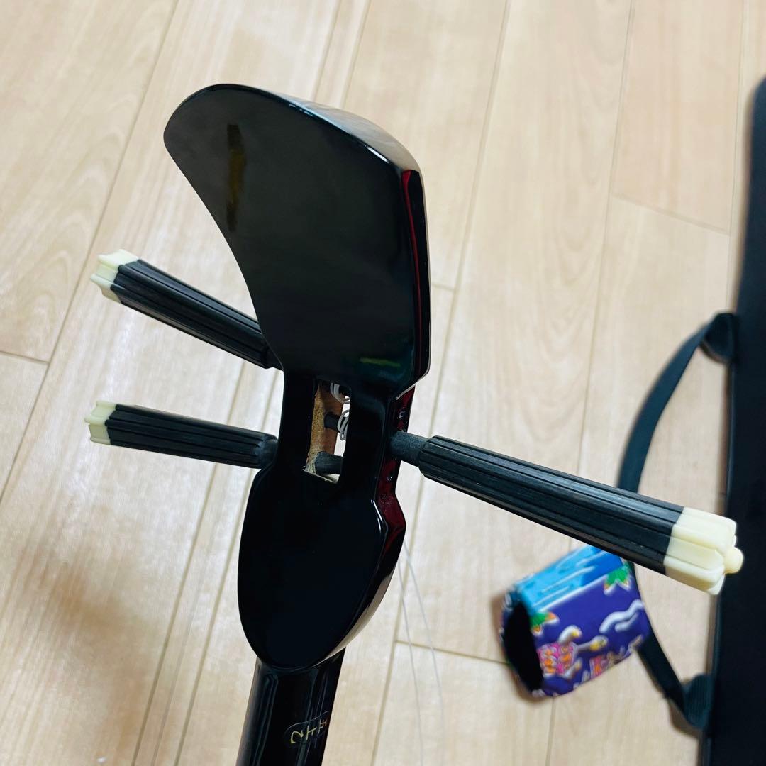 三線　沖縄　ヘビ　蛇皮　本蛇皮