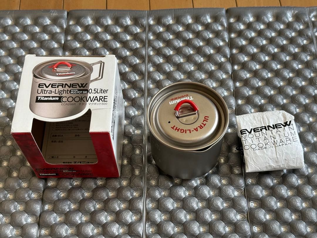 エバニュー チタンマグポット500 新品未使用　廃盤　EVERNEW
