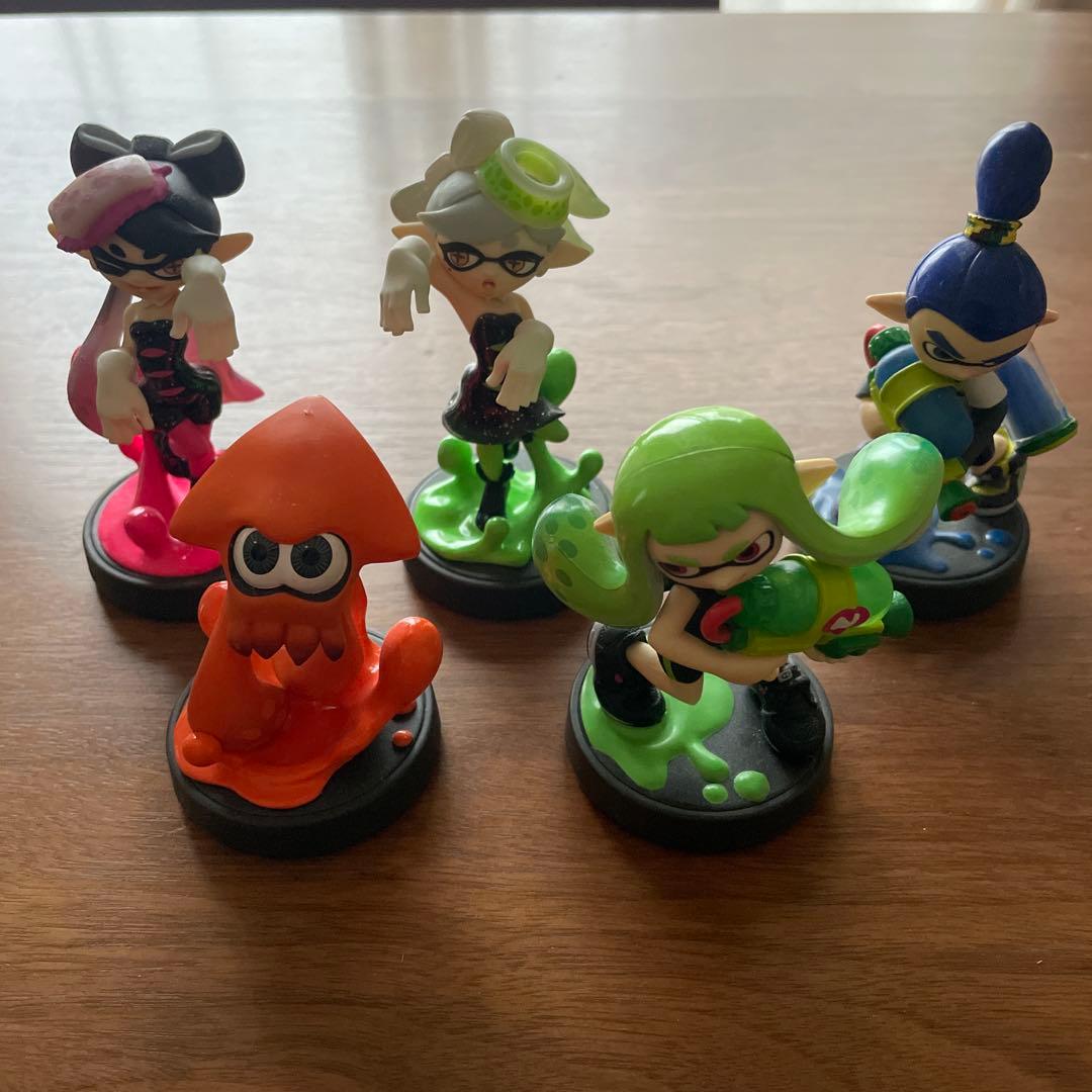 【美品】限定カラー スプラトゥーン amiibo グリーンガール シオカラーズ