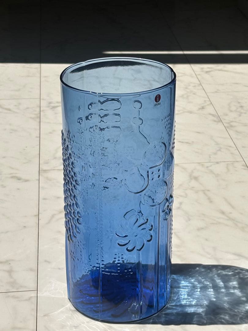 イッタラ Flora フローラ　フラワーベース　ウルトラマリンブルー　新品