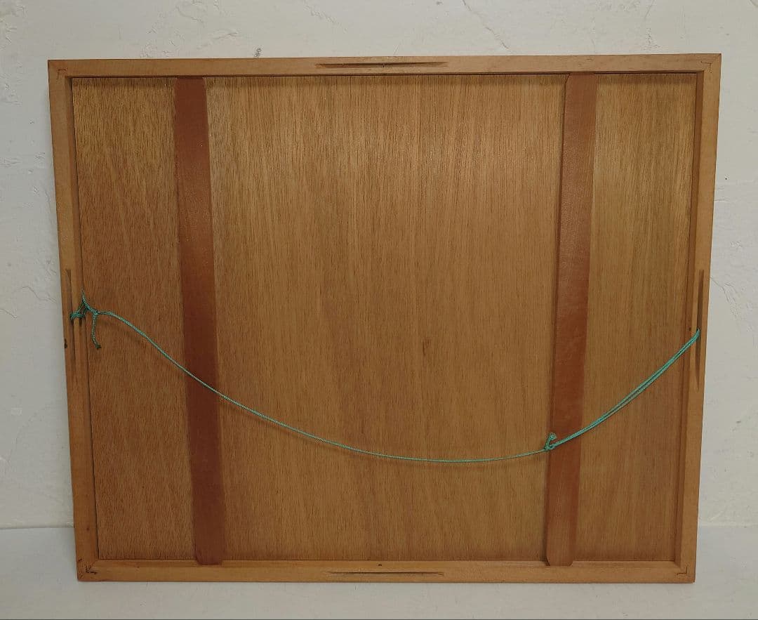 シルクスクリーン 版画 池上壮豊 12/180 木の絵 紫遠-1 インテ ’85