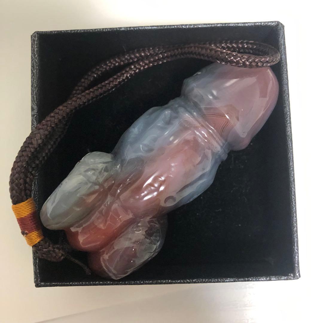 縁結び 男根 ヌードメノウ 生命力の象徴 男性器 趣味 天然石 瑪瑙 彫刻C13
