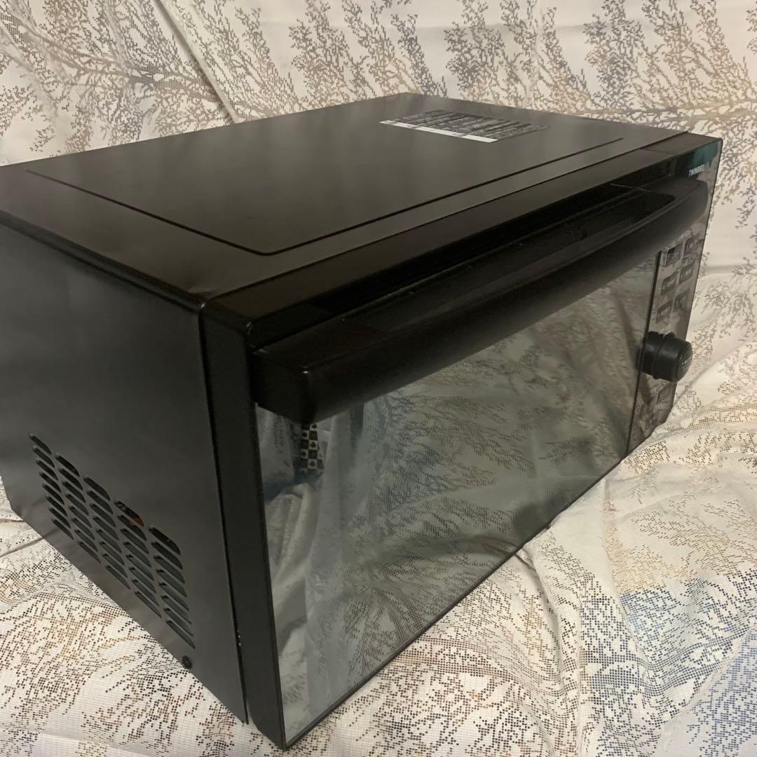 ■ツインバード センサー付フラットオーブンレンジ DR-E857B 2022年製