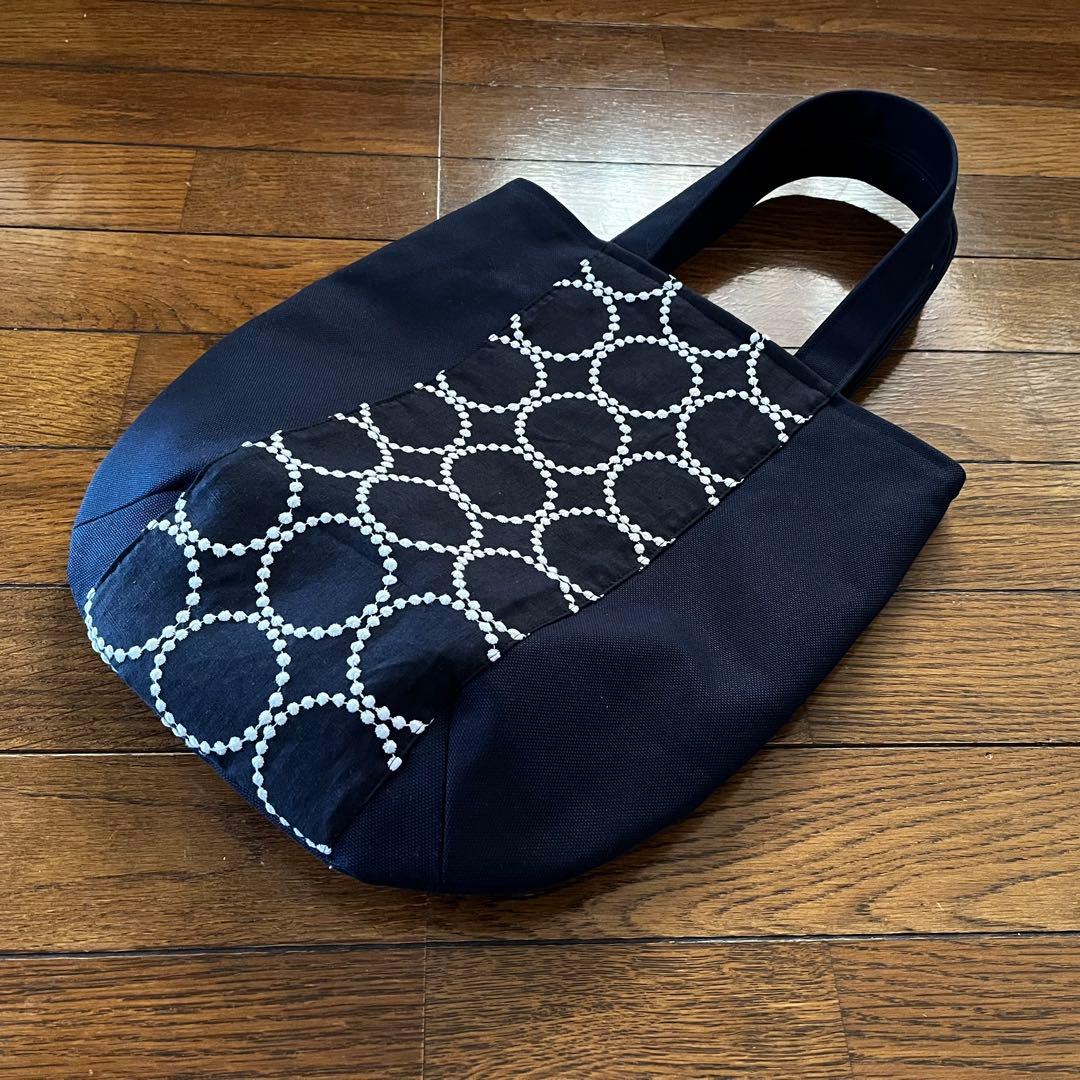 ハンドメイド ミナペルホネン タンバリン しずくバック