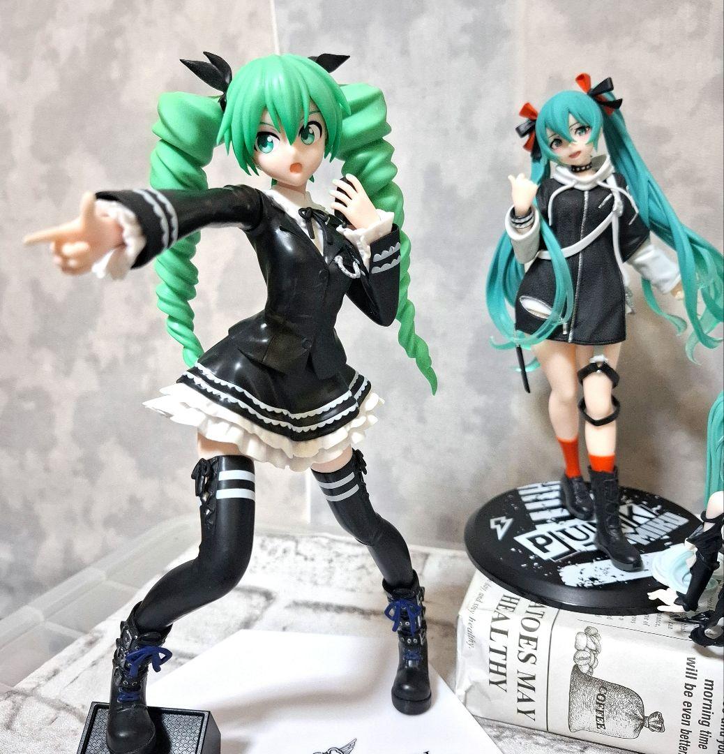 初音ミク フィギュア5点セット まとめ売り ダークエンジェル パンクミク