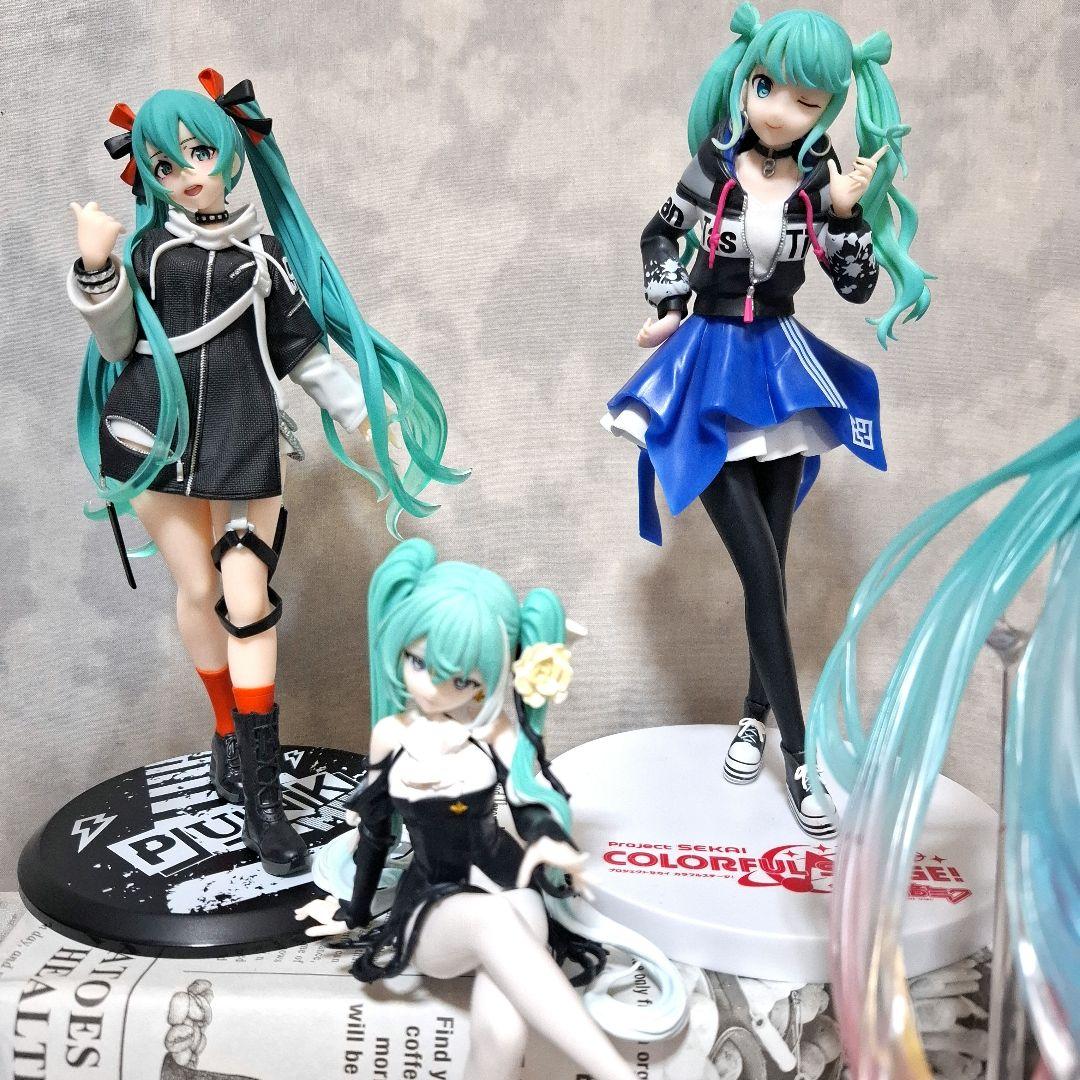 初音ミク フィギュア5点セット まとめ売り ダークエンジェル パンクミク
