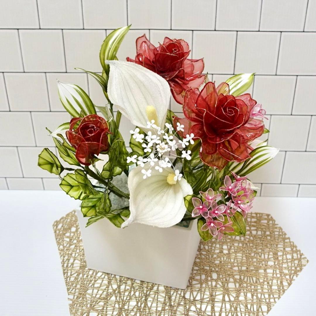 アメリカンフラワー（バラ、カラー）ディップフラワー