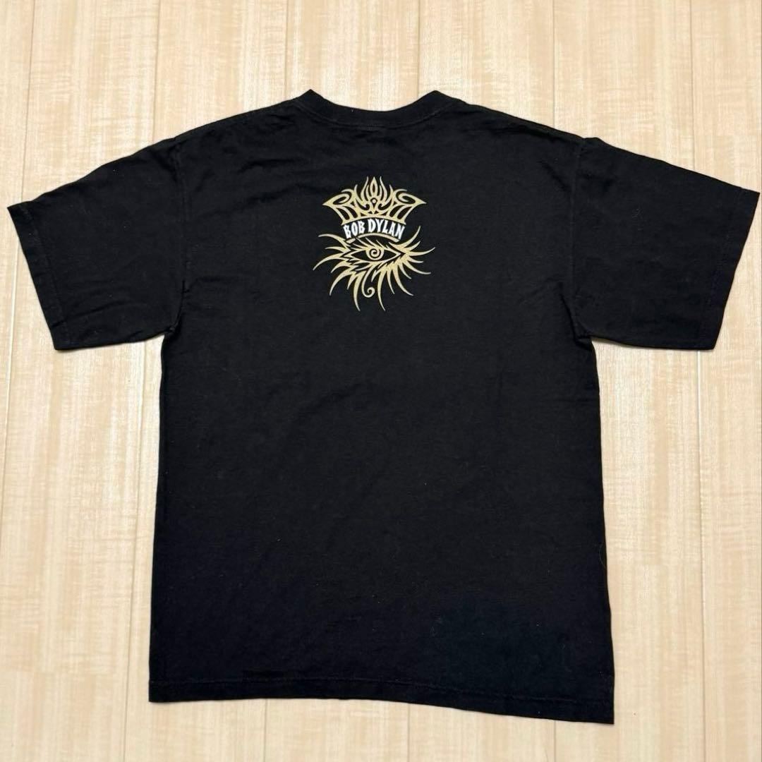 極美品 anvil 赤バータグ ボブディラン Tシャツ M 00s トライバル