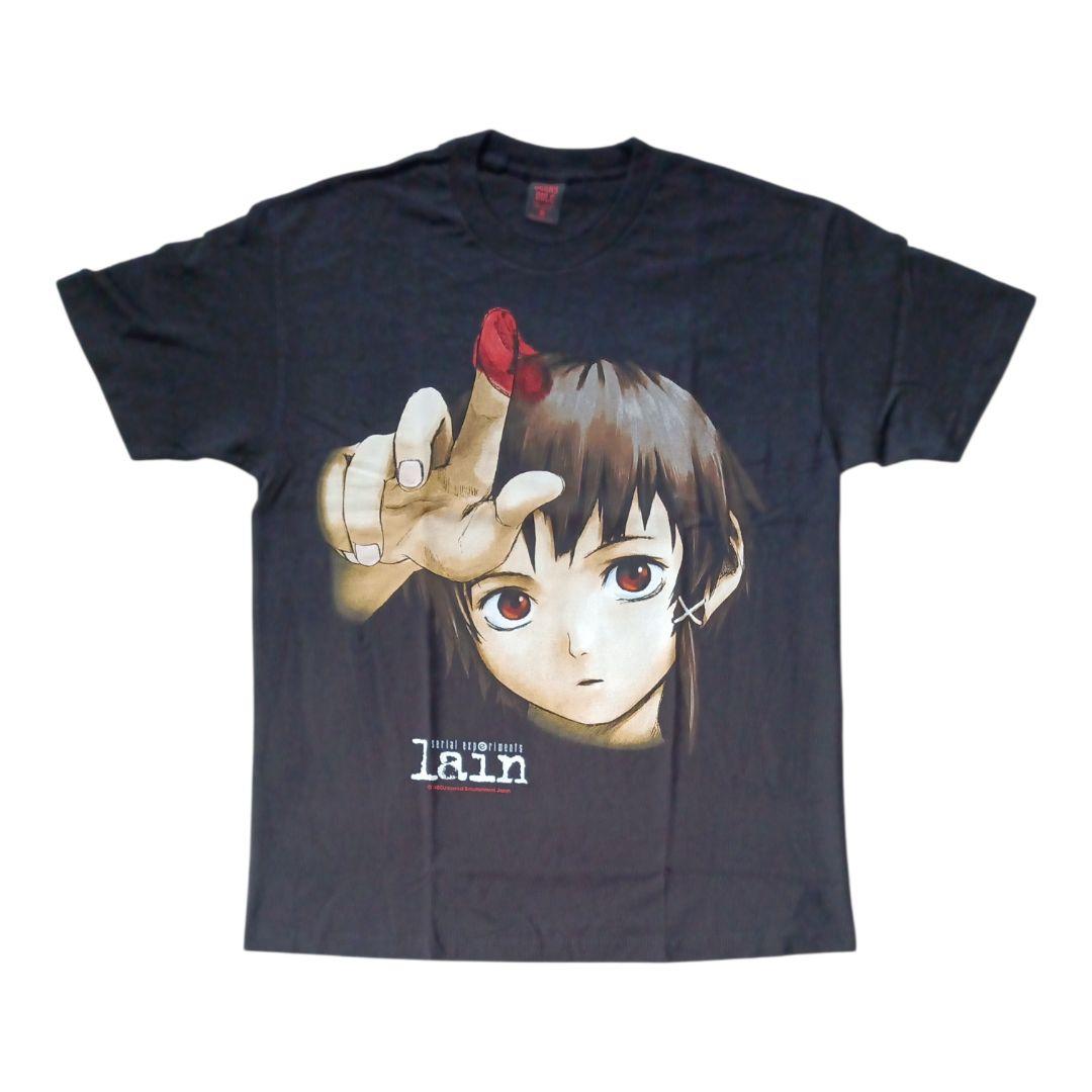 新品未使用 シリアルエクスペリメンツレイン Tシャツ 02 黒 Lサイズ