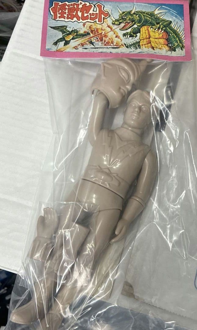 無版権・パチ　ミドル　流星人間ゾーン　素体 面取れ ハンド交換 27cm
