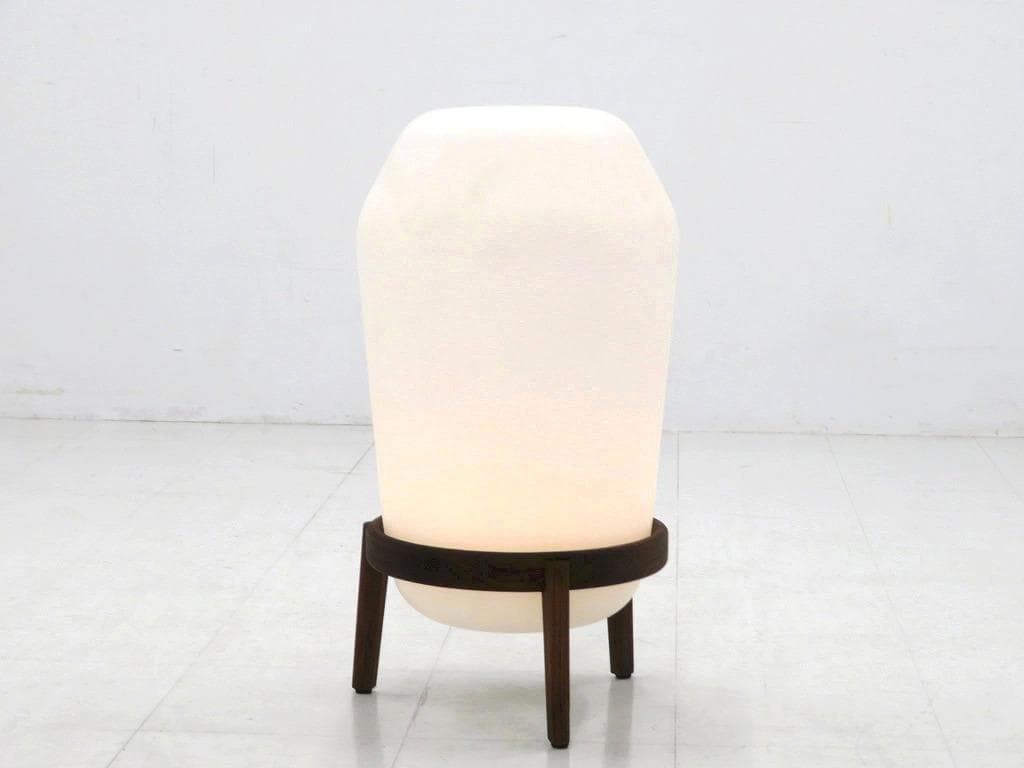 展示品　デドン　照明　ライト　ランプ　チーク材　充電式　ランタン　高級　モダン