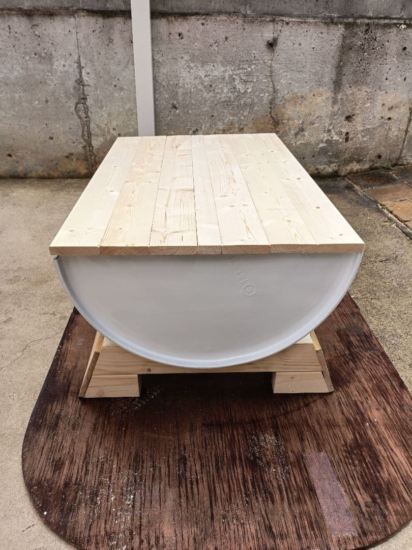 受注生産品！ドラム缶remakeテーブル‼️