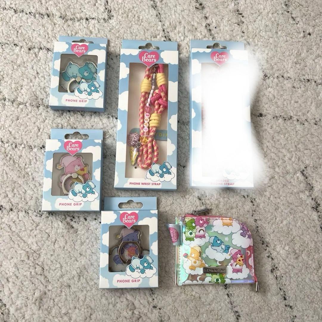 Care Bears ケアベア スマホストラップ　スマホグリップ　6点セット