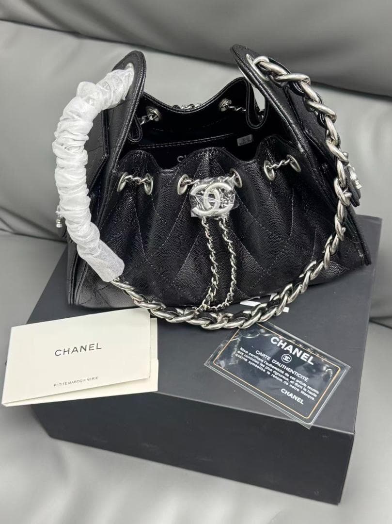 高級感 25bag miniブラック ショルダーバッグ