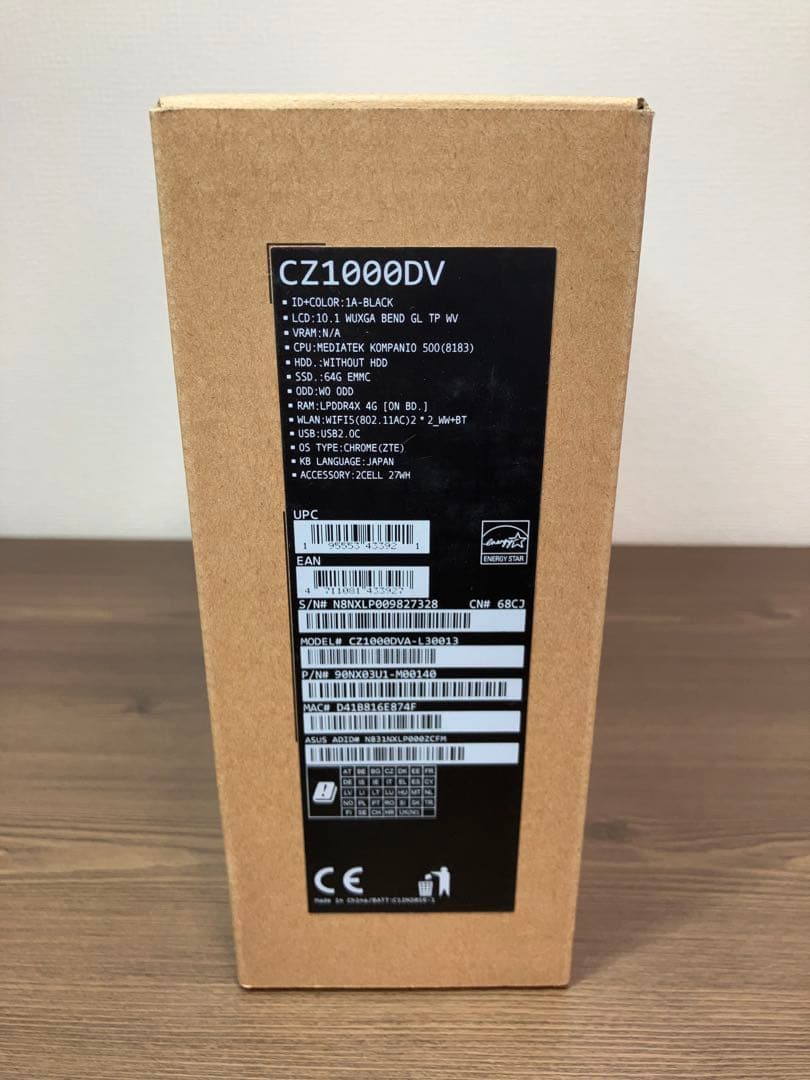 ASUS Chromebook CZ1000DV本体 ACアダプター付き
