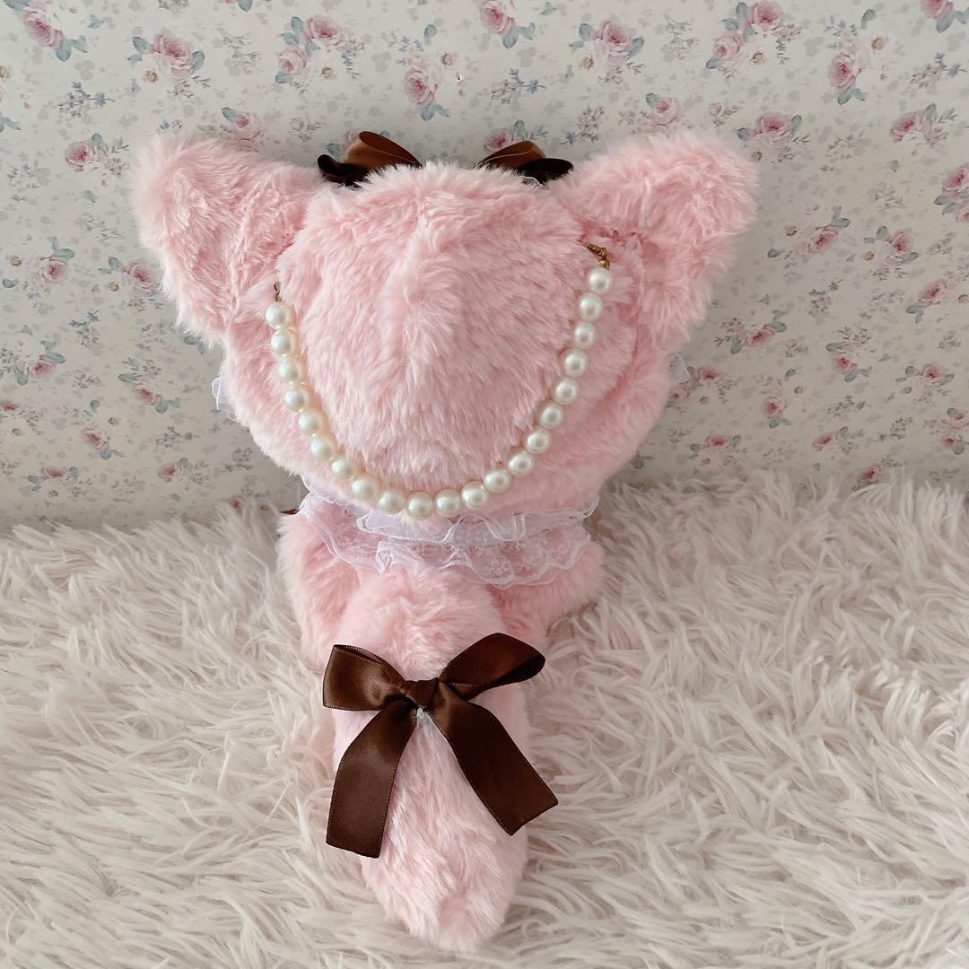 １６cm立ちぬい服♡バレンタインver.チョコミント♡ロリ姫系♡猫の着ぐるみ♡