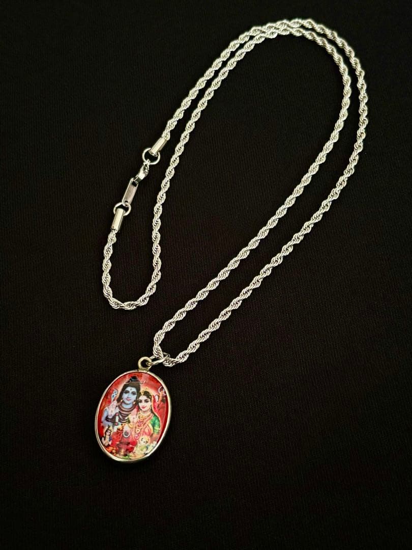 【週末価格】完売品／現品限り　藤井風さん　オームペンダント シヴァ神ファミリー