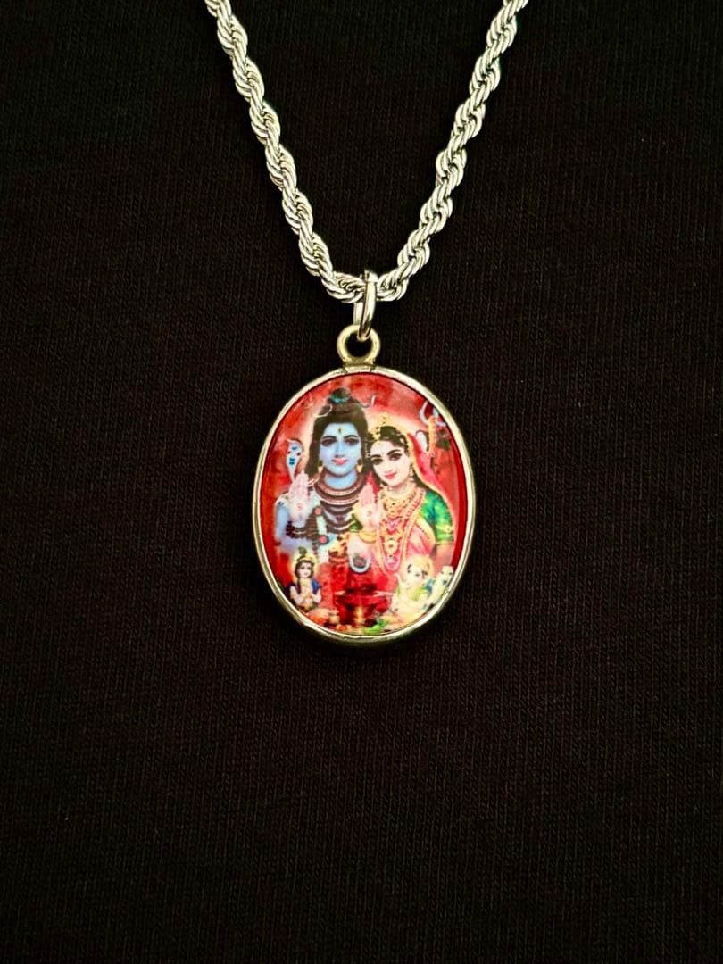 【週末価格】完売品／現品限り　藤井風さん　オームペンダント シヴァ神ファミリー