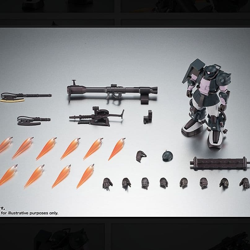 【未開封】ロボット魂 MS-06R-1A 高機動型ザクII ～黒い三連星～