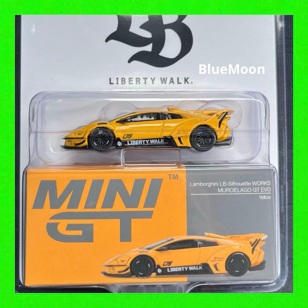 LBWK限定 MINIGT ランボルギーニ ムルシエラゴ GT EVO イエロー