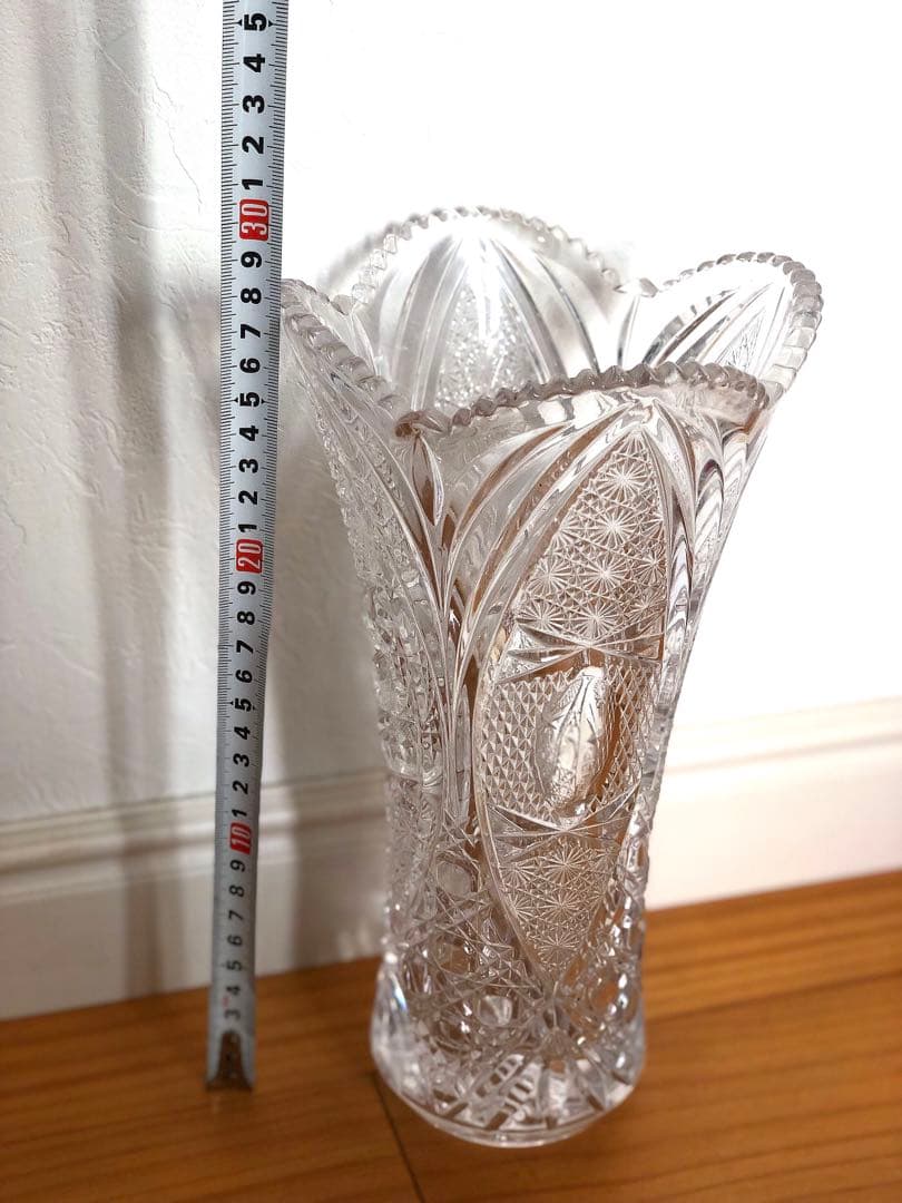フラワーベース　花瓶　カメイガラス