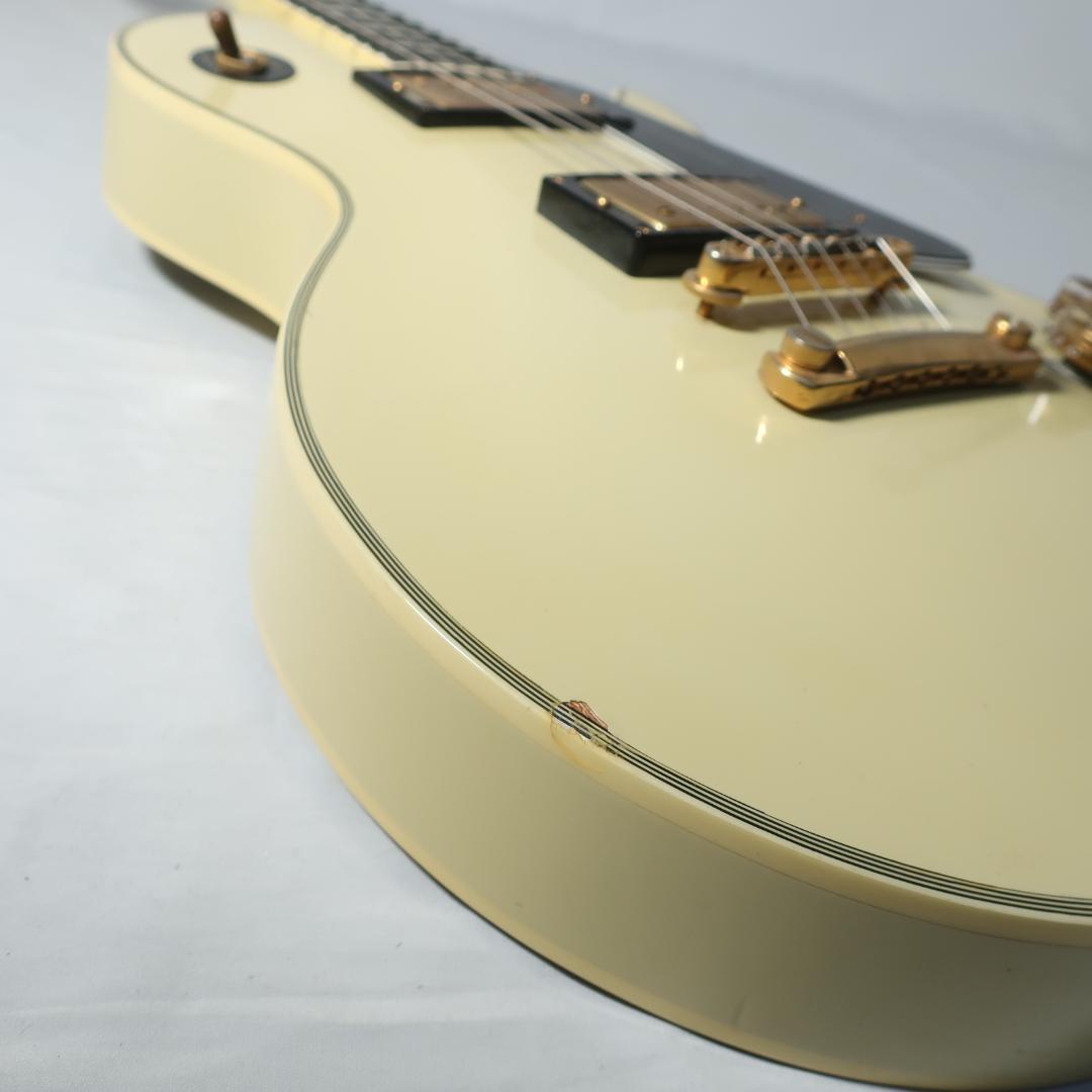 Burny レスポールカスタム エレキギター ケース付 フレットバインディング