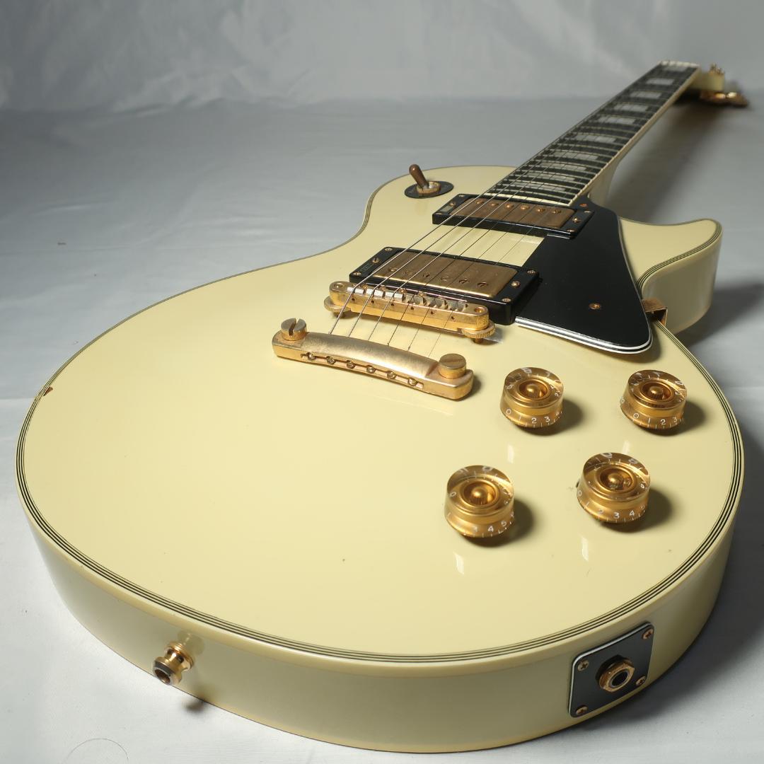 Burny レスポールカスタム エレキギター ケース付 フレットバインディング