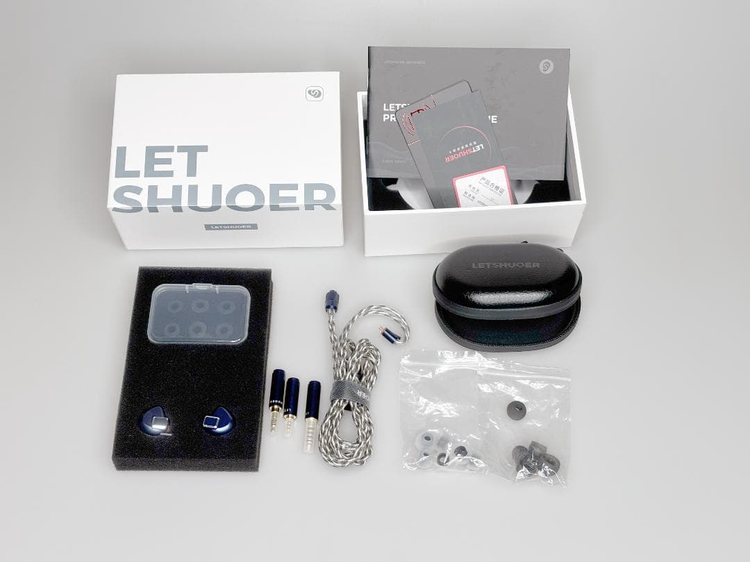 LETSHUOER S12 Pro 有線イヤホン 平面磁気駆動ドライバー