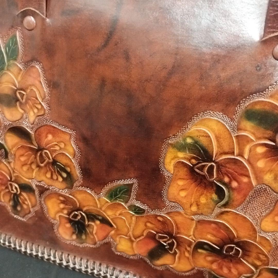 ハンドメイド　レザークラフト　鞄