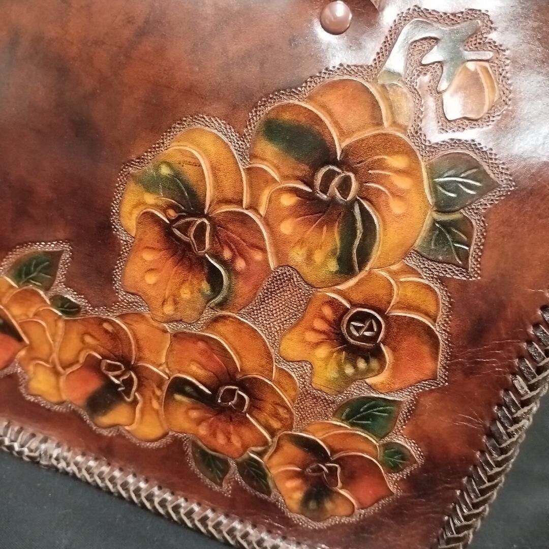 ハンドメイド　レザークラフト　鞄