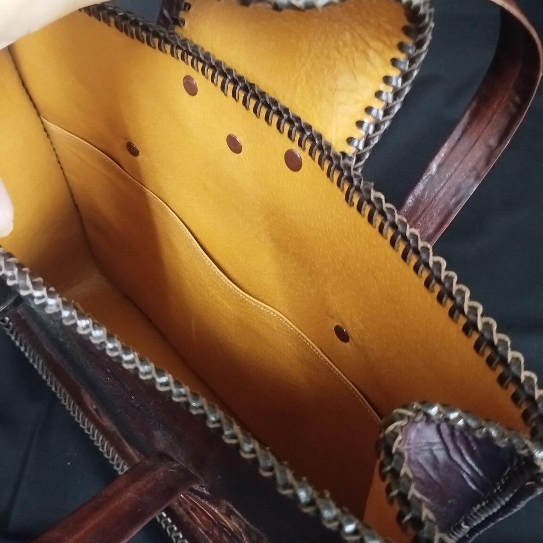 ハンドメイド　レザークラフト　鞄