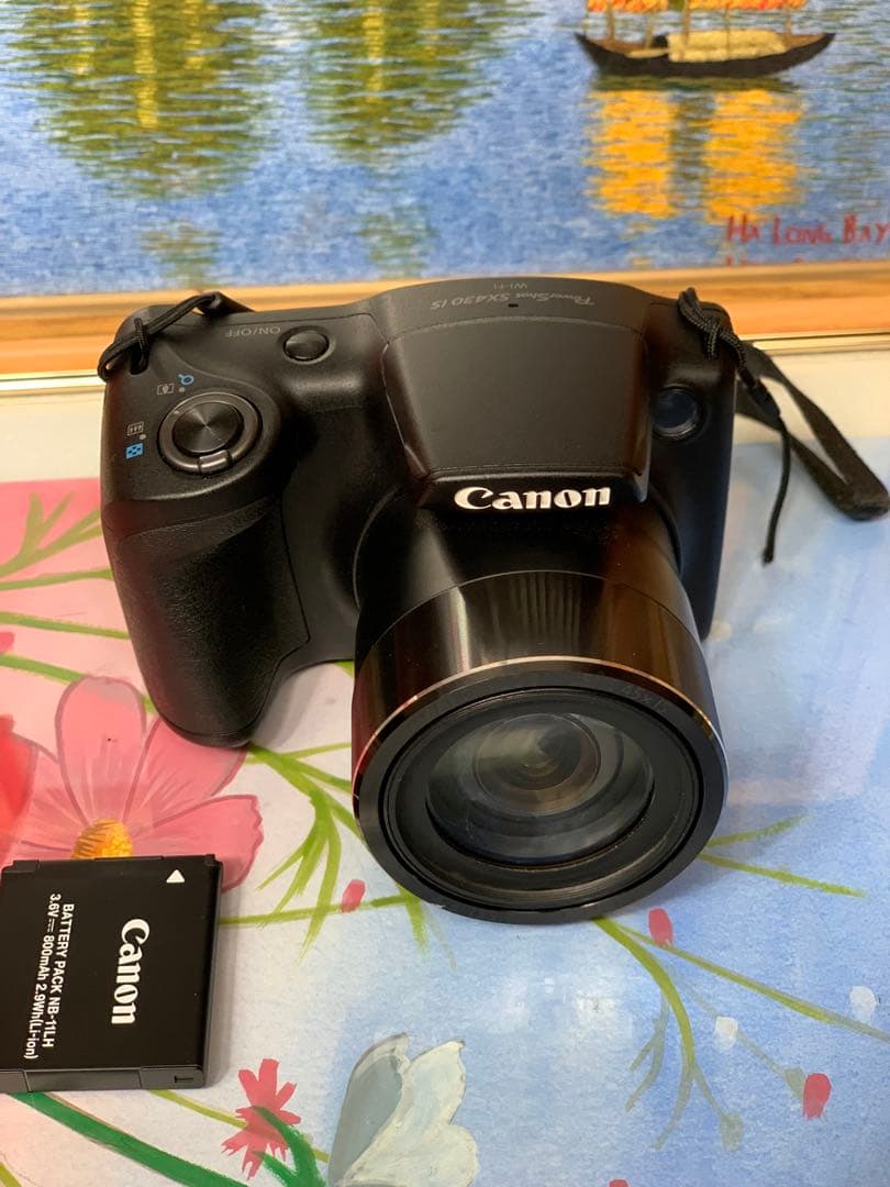 Canon SX430 IS D/カメラ（45倍光学ズーム、Wi-Fi、ブラック