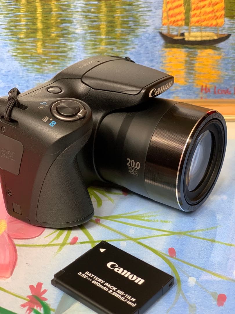 Canon SX430 IS D/カメラ（45倍光学ズーム、Wi-Fi、ブラック