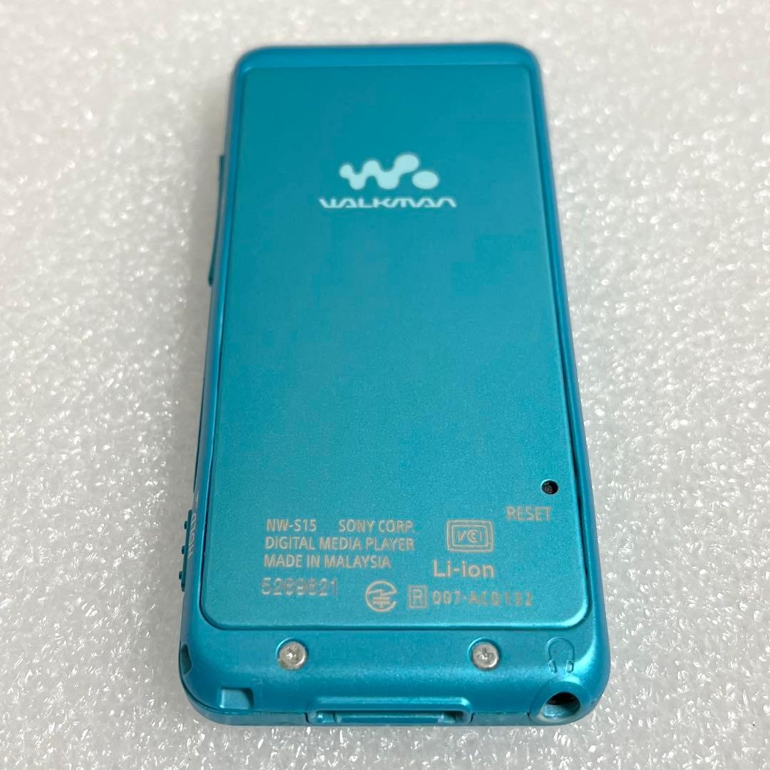 【状態良好】SONY ウォークマン　NW-S15 16GB あお