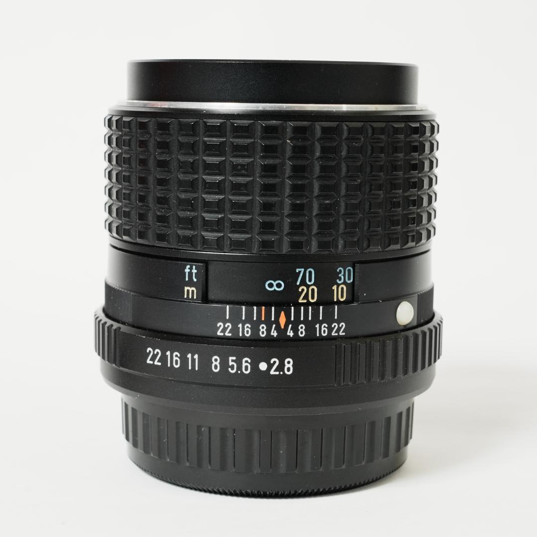 SMC PENTAX-M 100mm f2.8レンズ Kマウント前後キャップ付き
