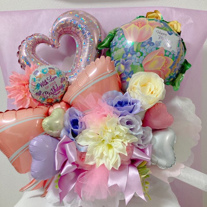 フラワーギフト　おむつケーキ　ベビーギフト　バルーンアート　誕生日プレゼント