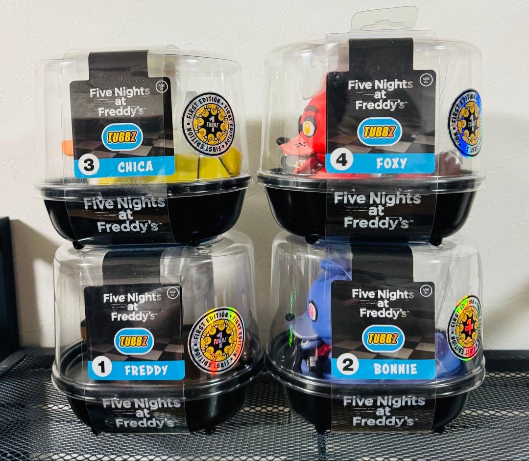 訳あり激安　ファイブ・ナイツ・アット・フレディーズTUBBZ 4体セット