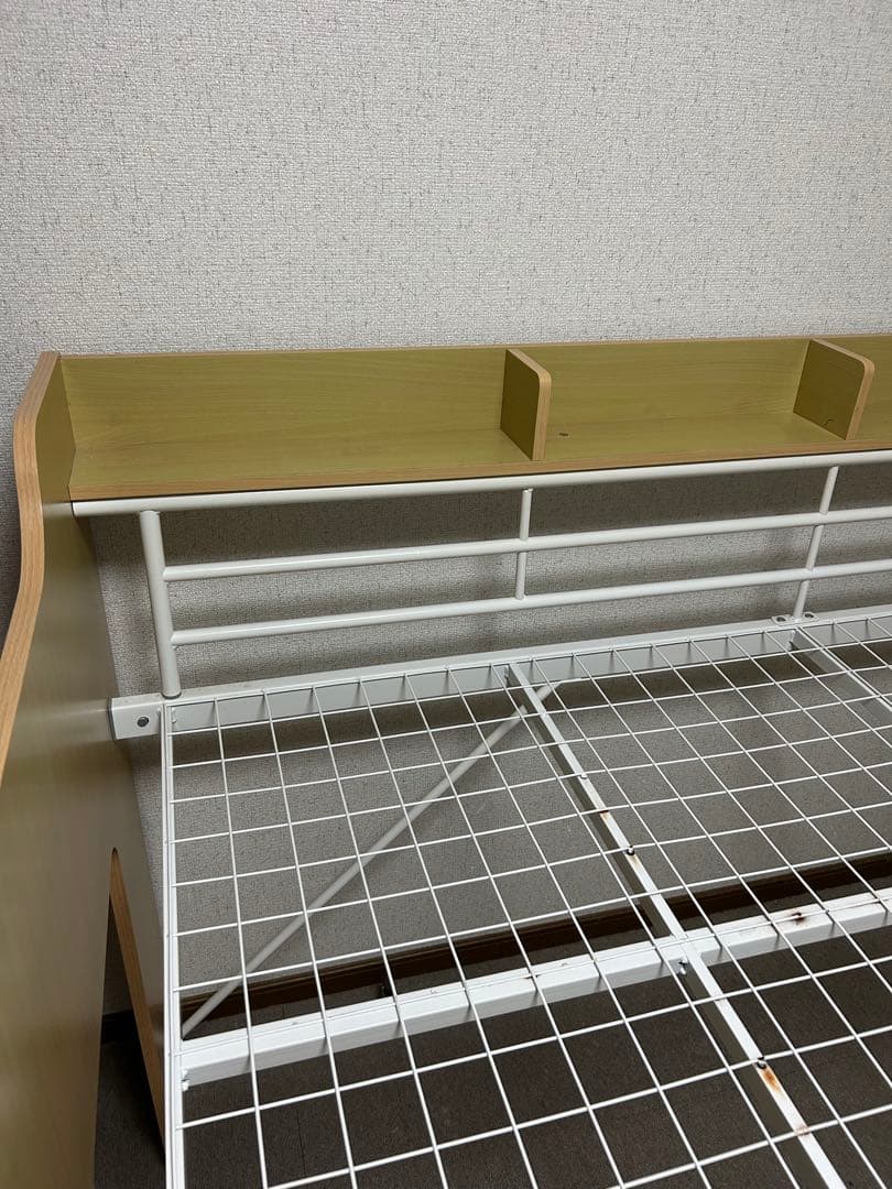 ロフトベッド システムベッド シングル デスク および 引出し 収納 セット