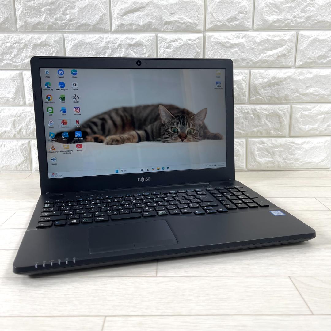 富士通 i7 高速SSD500G メモリ16 Windows11 ノートパソコン