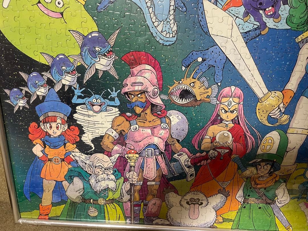 【完成品！】ドラクエ　パズル　3枚セット　額縁つき　外枠つき