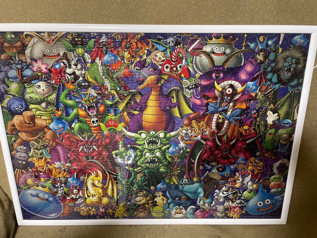 【完成品！】ドラクエ　パズル　3枚セット　額縁つき　外枠つき