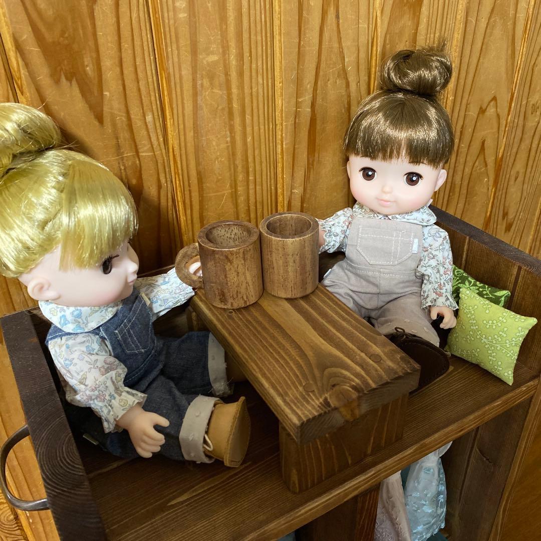 やま（プロフ確認お願いします☆）　人形用多機能クローゼット　レミン＆ソラン