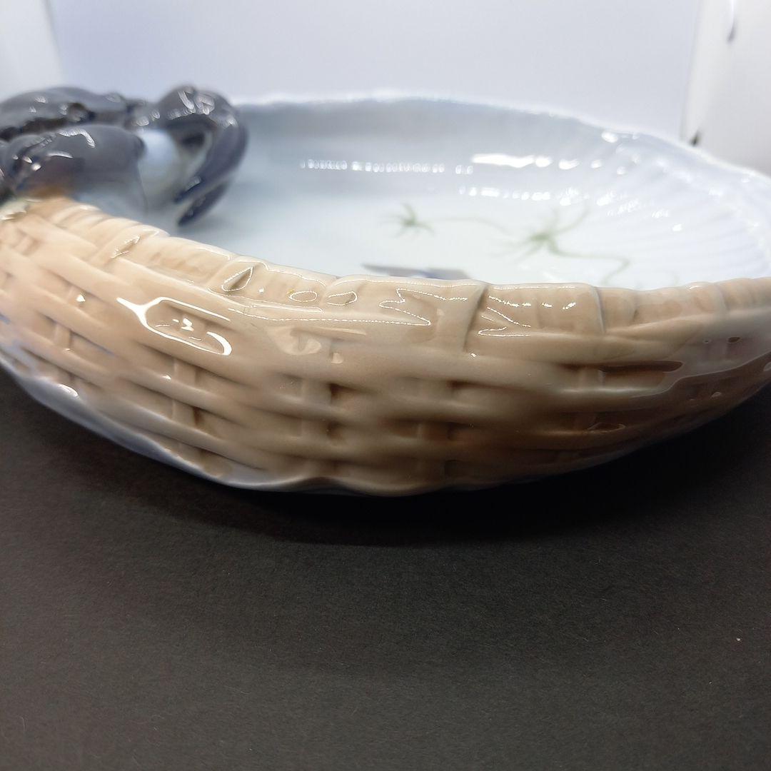 ロイヤルコペンハーゲン　蟹飾り付きシェル鉢 エリック.ニールセン　デザイン