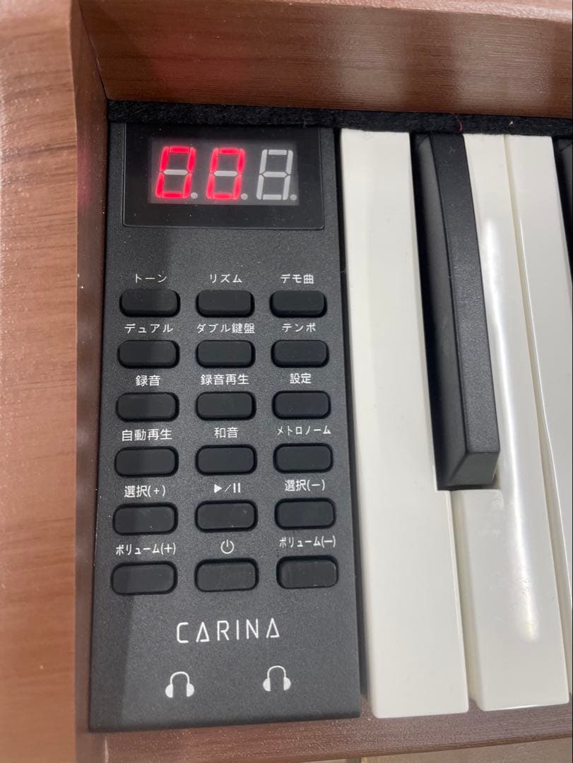 電子ピアノ88鍵盤　給電タイプ　木目調ボディ　マホガニー