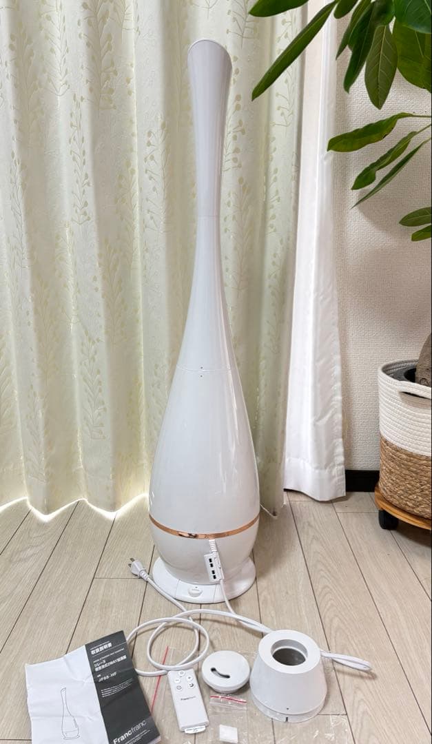 Francfranc シレーヌ 超音波式2WAY加湿器 JF88-HF ホワイト
