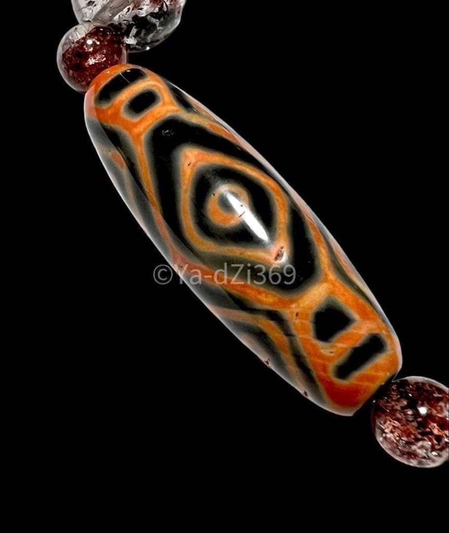 dZi ジービーズ 西蔵 龍眼天珠と大玉スーパーセブンのブレス！！
