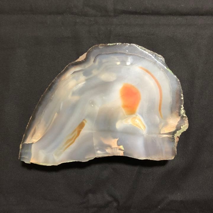 【送料込み❗️】　水晶　メノウ 瑪瑙 台座付き