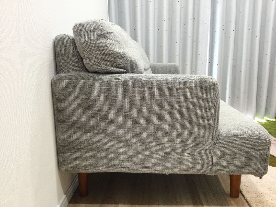 unico KOKOT カバーリングソファ 2シーター　グレー